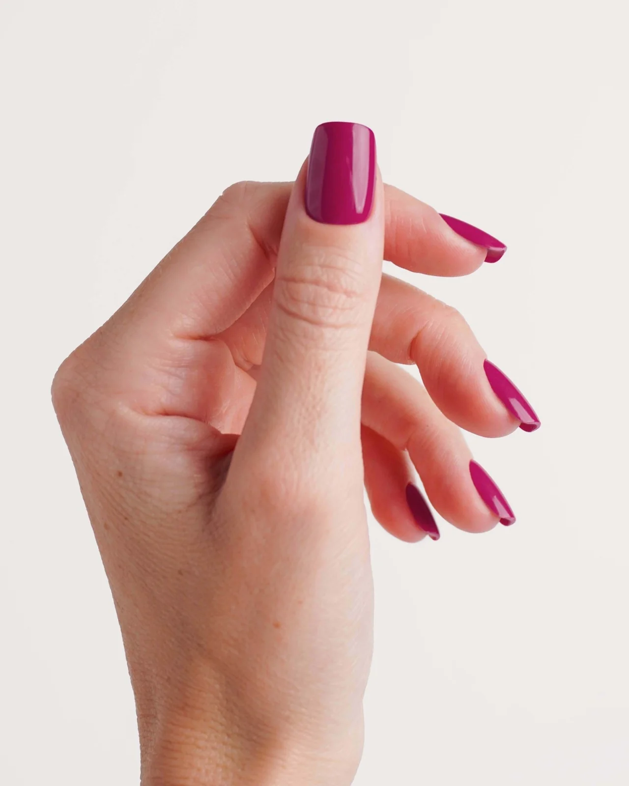 Acai Berry Short Square Soft Gel Press Ons - Image 4