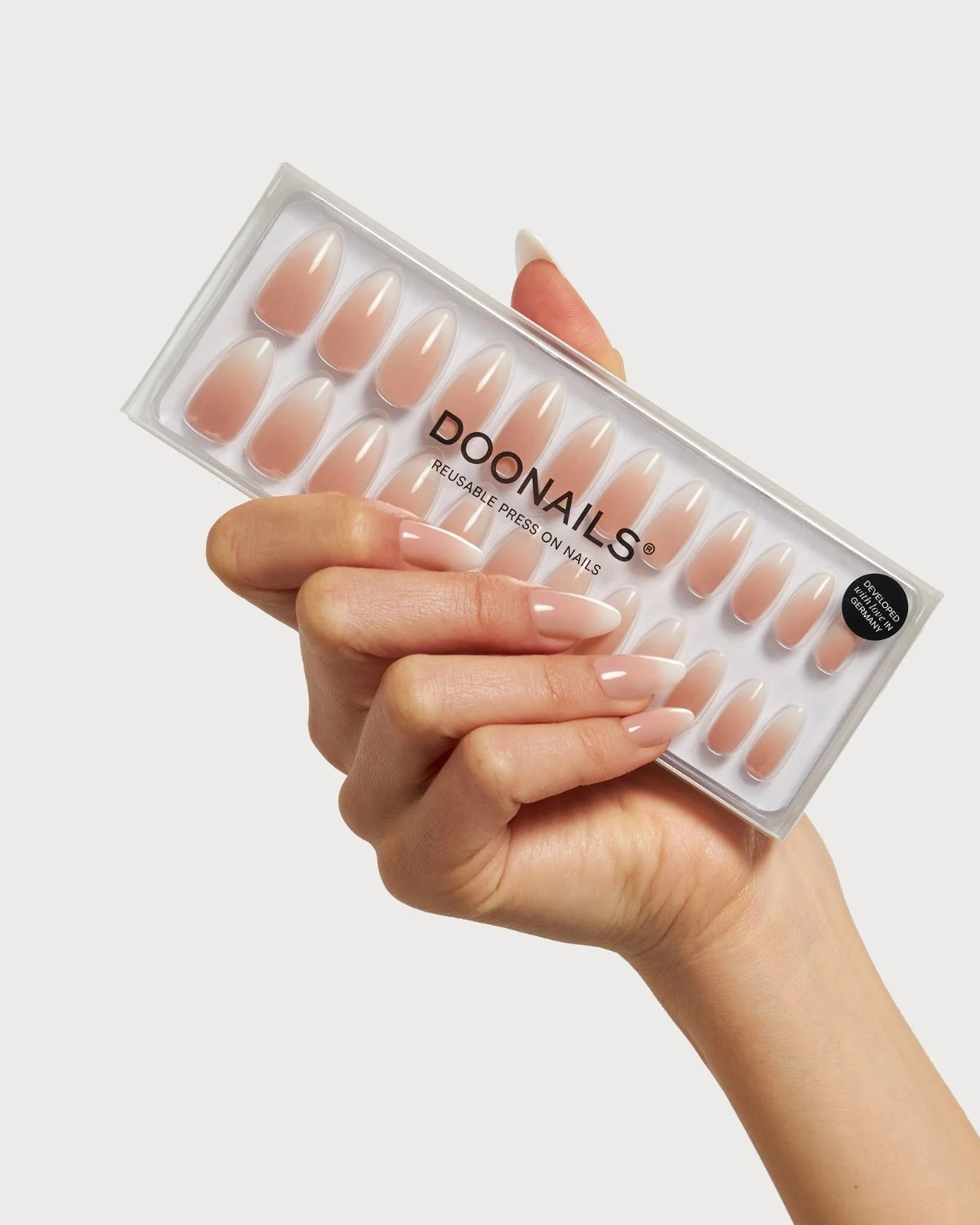 Babyboomer Medium Almond Soft Gel Press Ons - Image 3