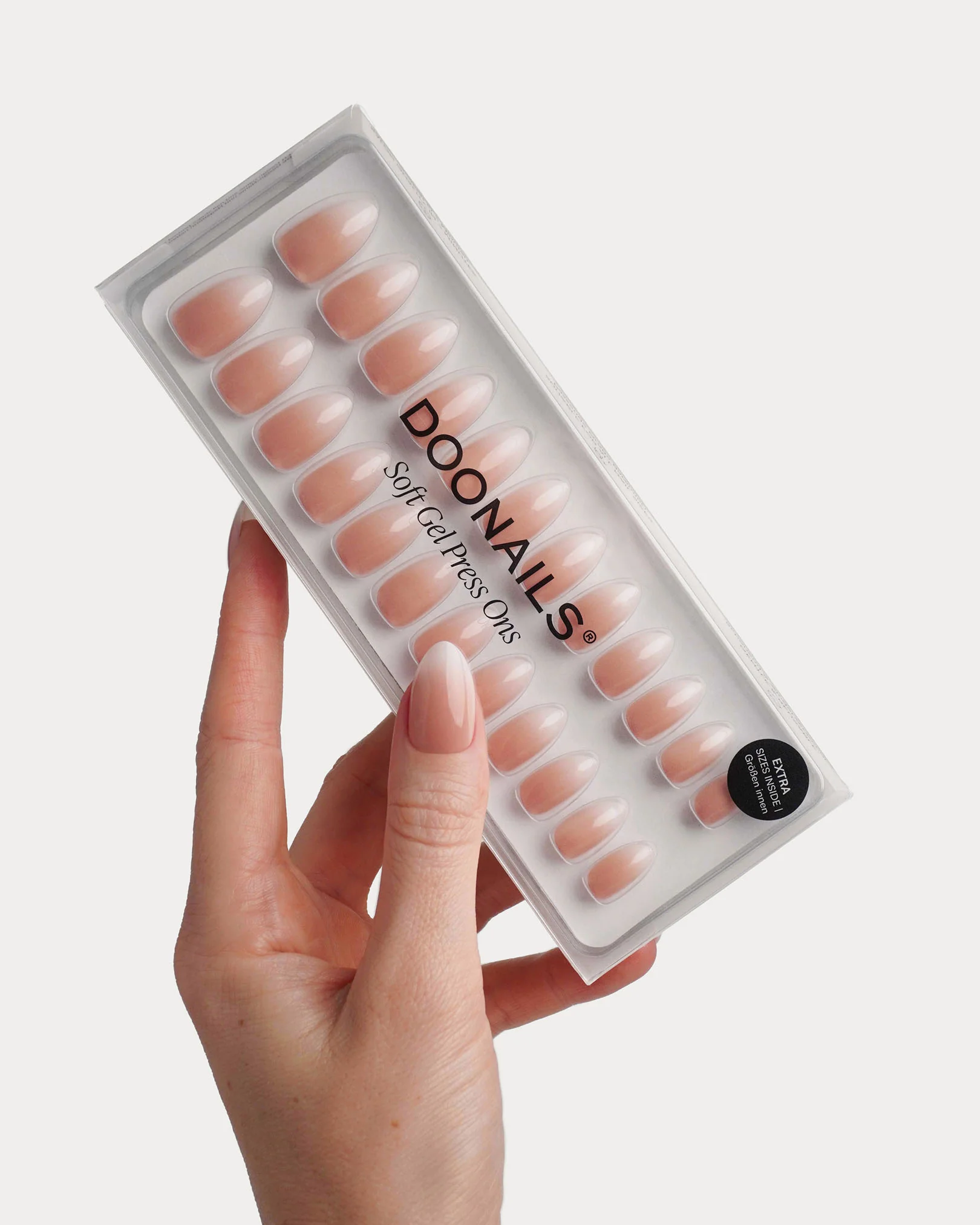 Babyboomer Short Almond Soft Gel Press Ons - Image 3