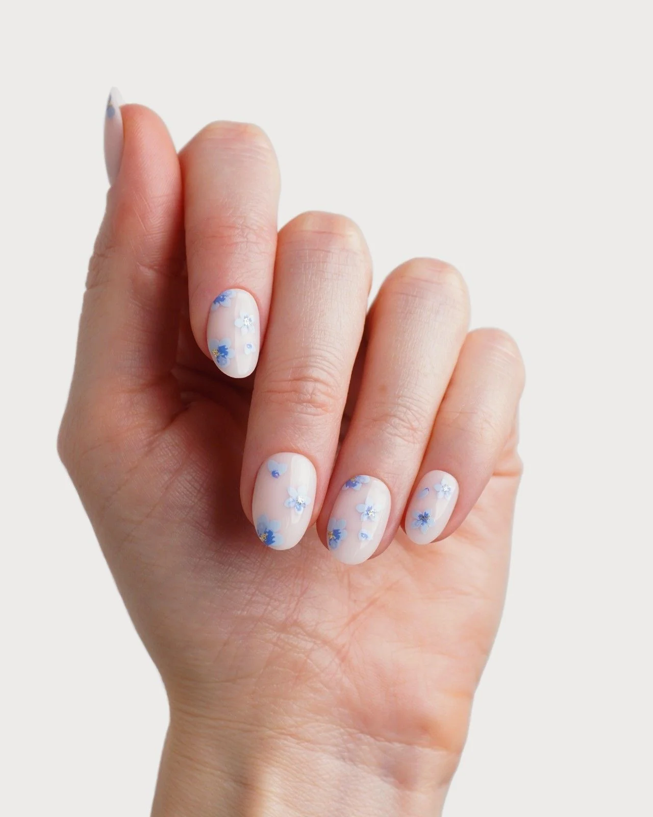 Limited Edition Blossom Babe Short Round Soft Gel Press Ons - Image 4
