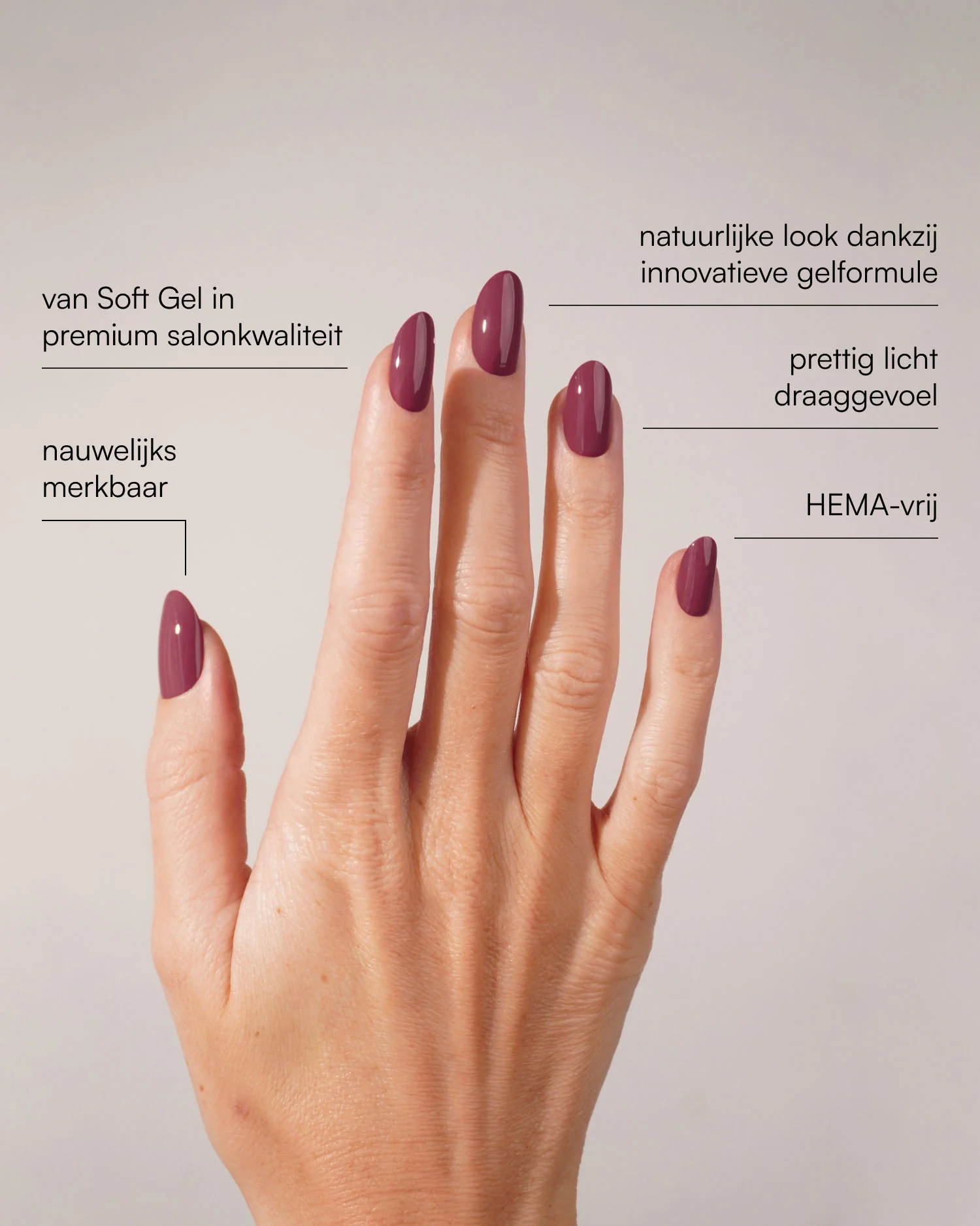 Bubblegum Medium Round Soft Gel Press Ons - Image 3