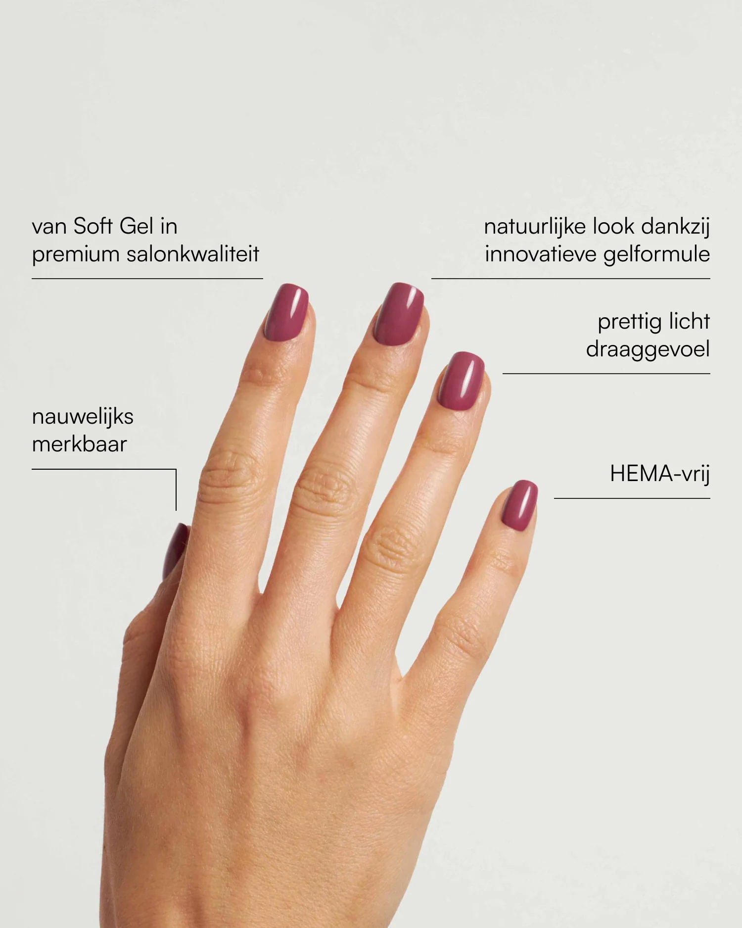 Bubblegum Short Square Soft Gel Press Ons - Image 3