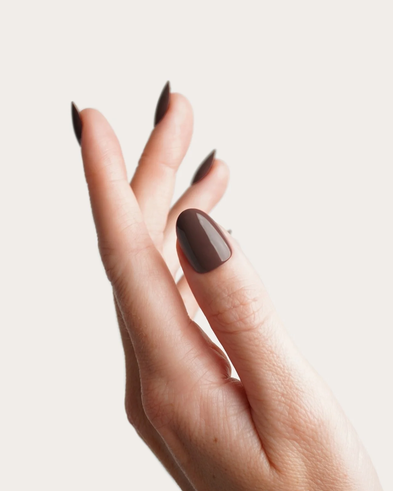 Cafe Noir Short Round Soft Gel Press Ons - Image 4