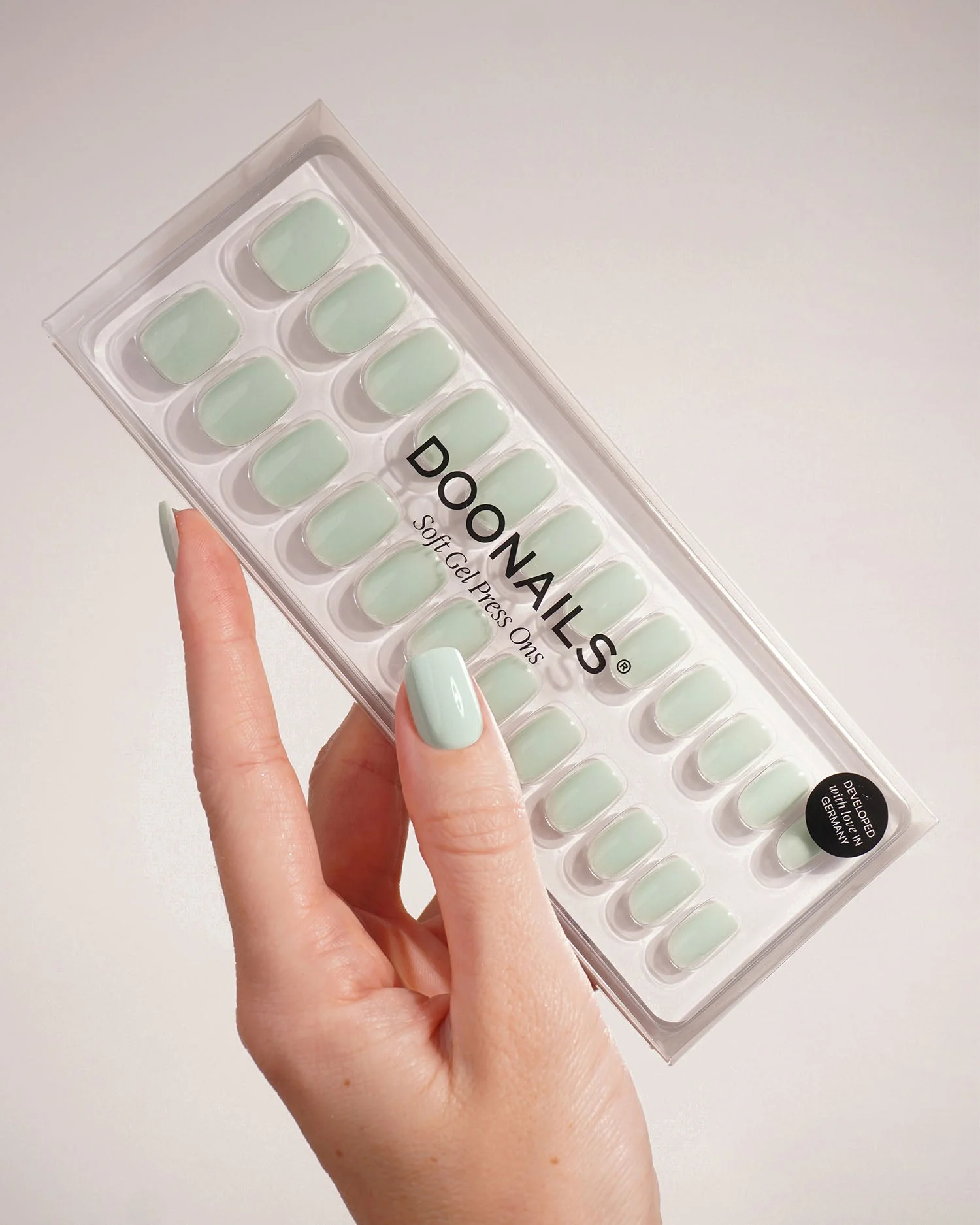 Cute Cucumber Short Square Soft Gel Press Ons - Image 4
