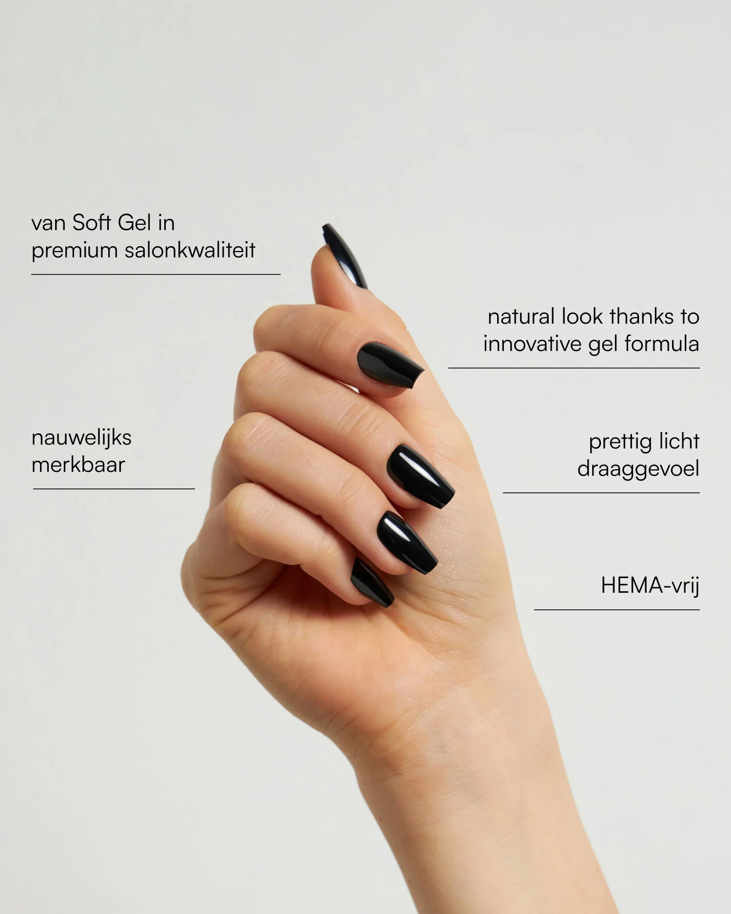 Dark Dream Short Coffin Soft Gel Press Ons - Image 3
