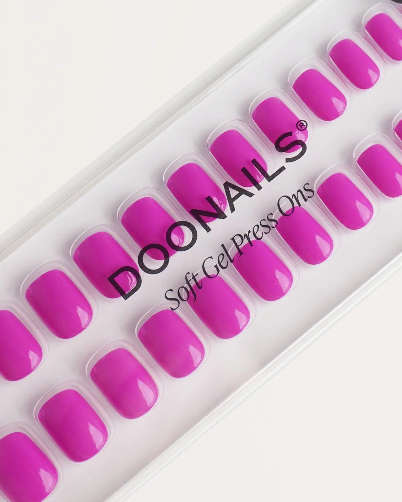 Dragonfruit Extra Short Square Soft Gel Press Ons - Image 5