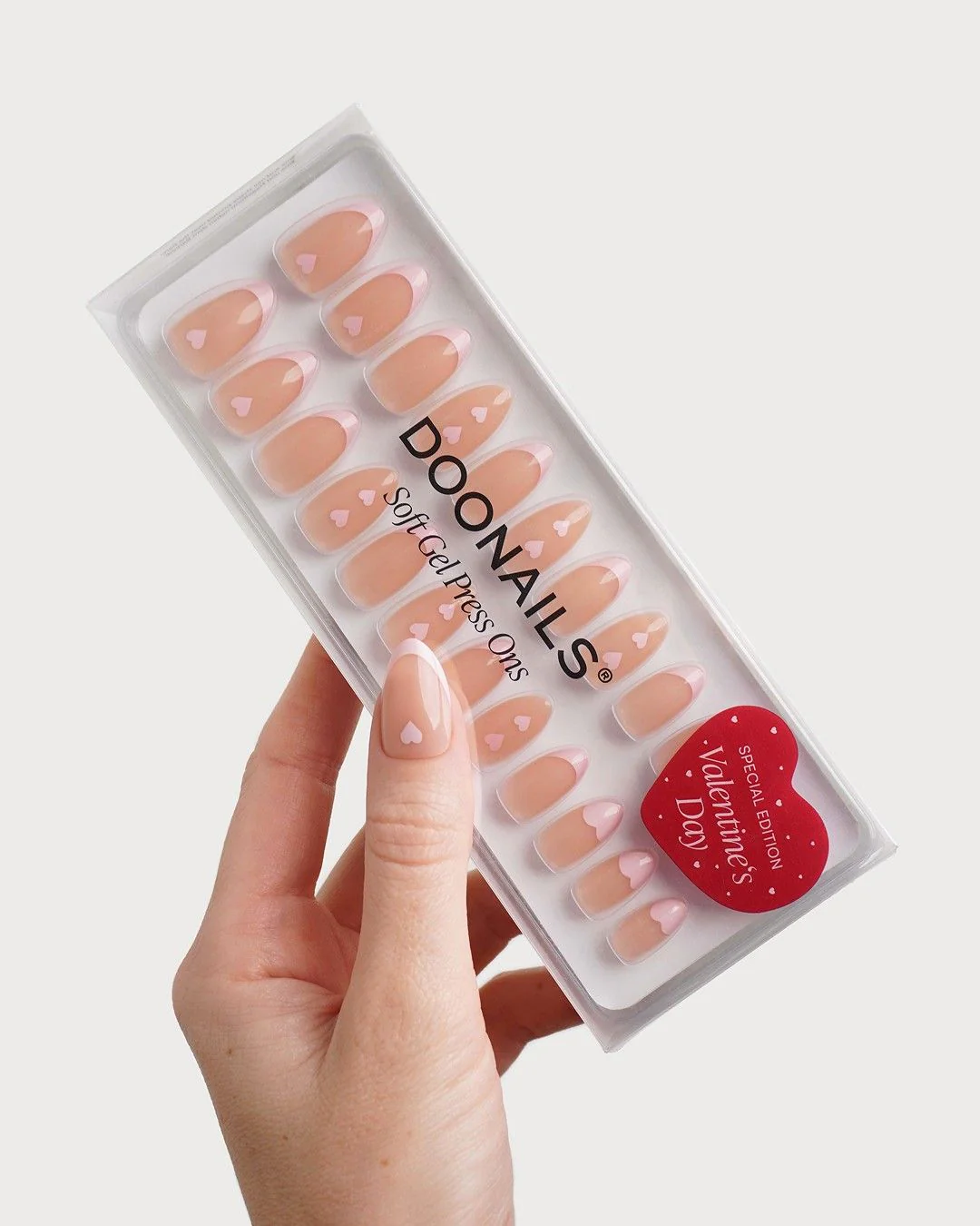 Flirty French Short Almond Soft Gel Press Ons - Image 3