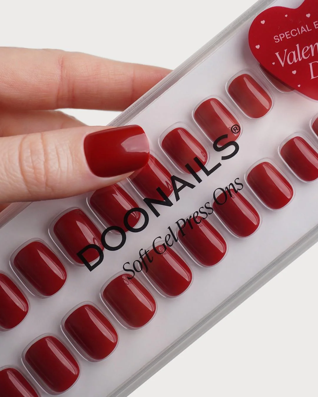 Heartbreaker Extra Short Square Soft Gel Press Ons - Image 5