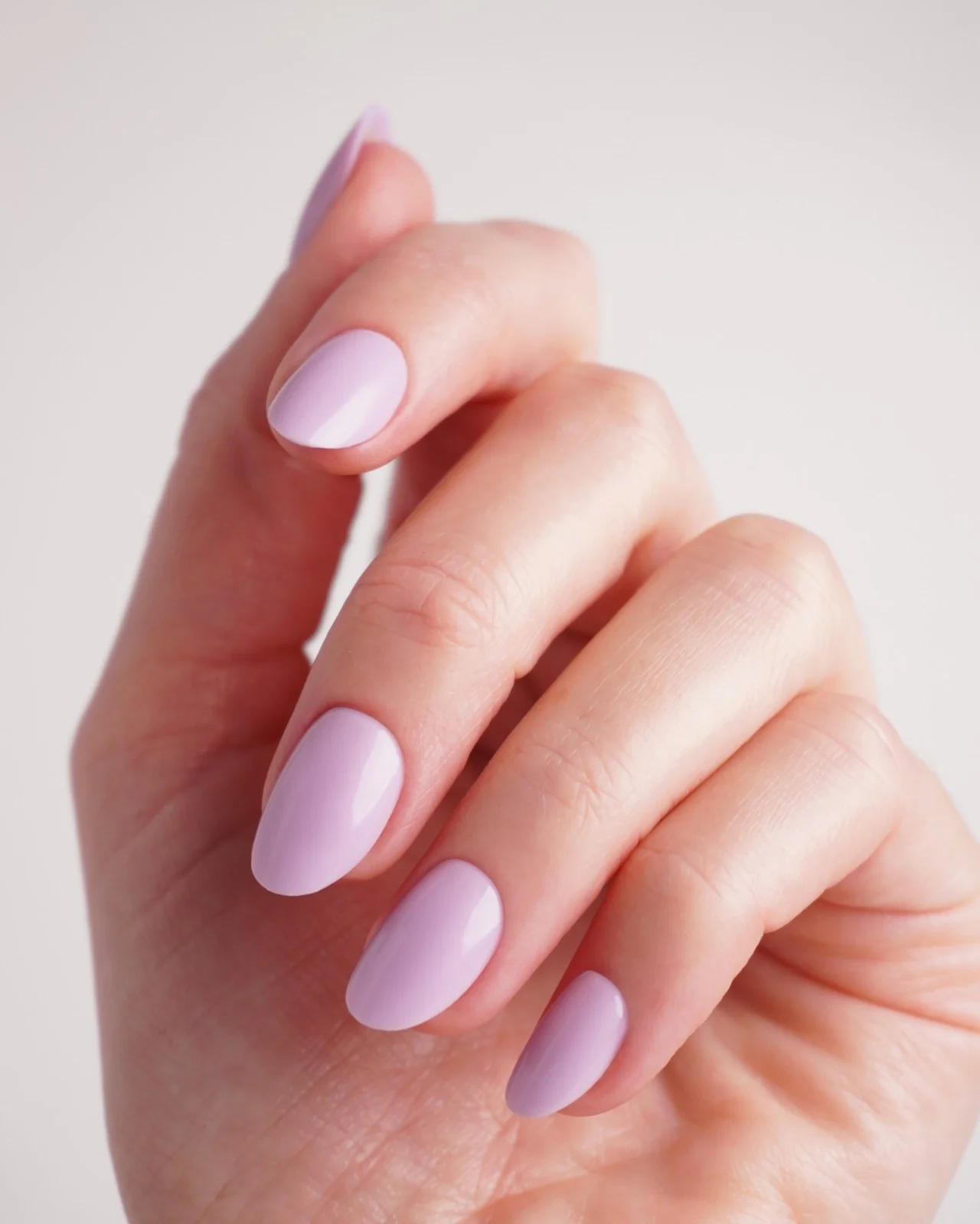 Lavender Mist Short Round Soft Gel Press Ons - Image 2