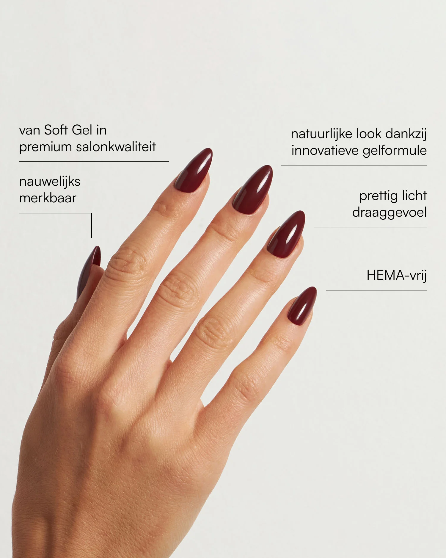 Love Paris Medium Almond Soft Gel Press Ons - Image 3