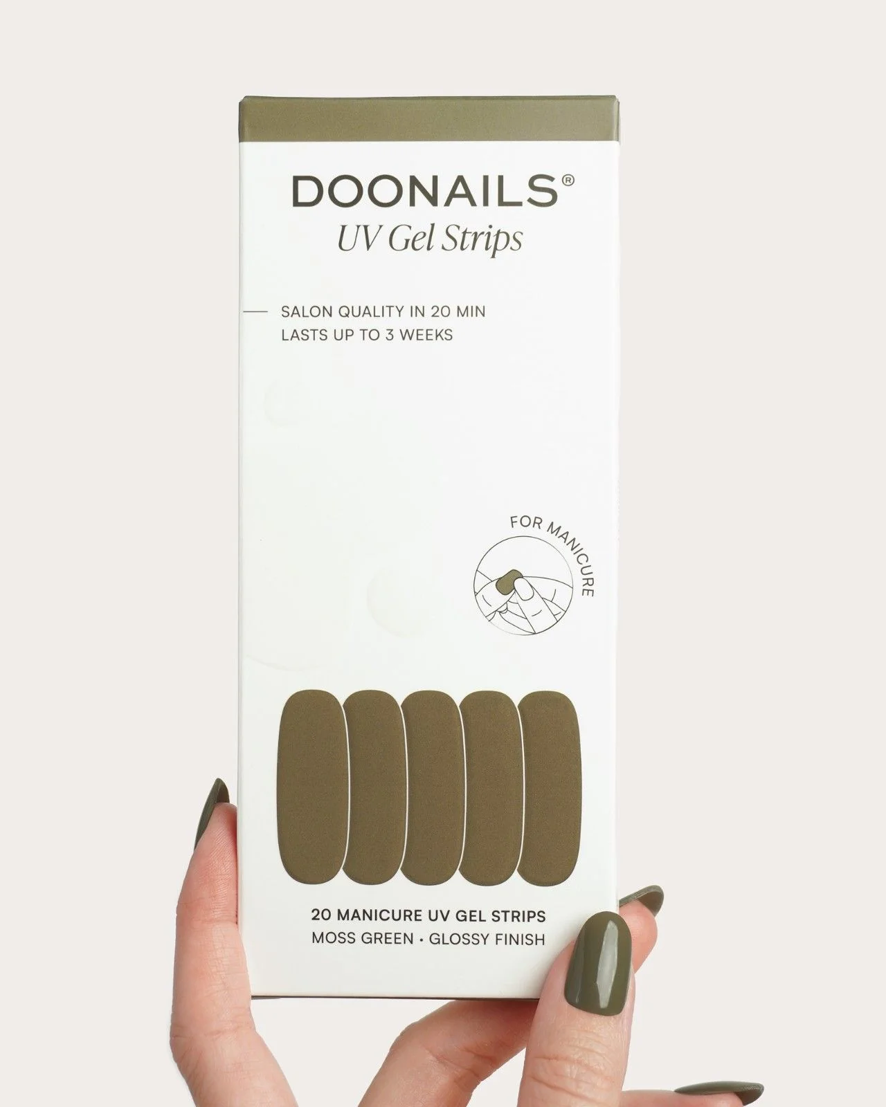 Moss Green Gel Strips - Image 3