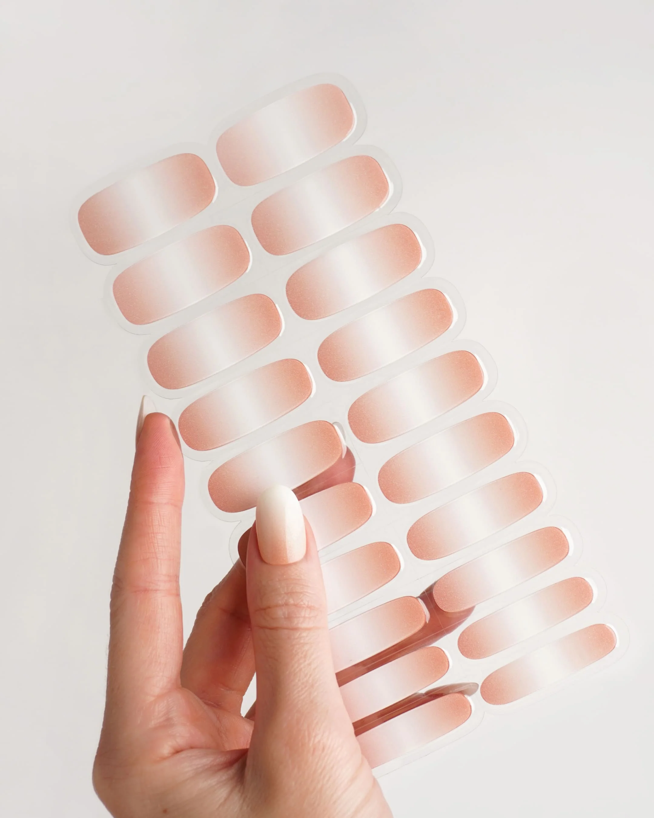 Nude Glitter Babyboomer Gel Strips - Image 5