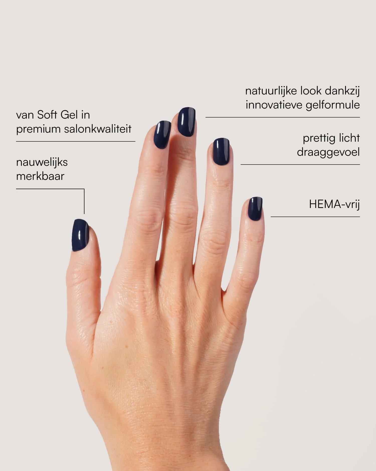 Ocean Extra Short Square Soft Gel Press Ons - Image 3