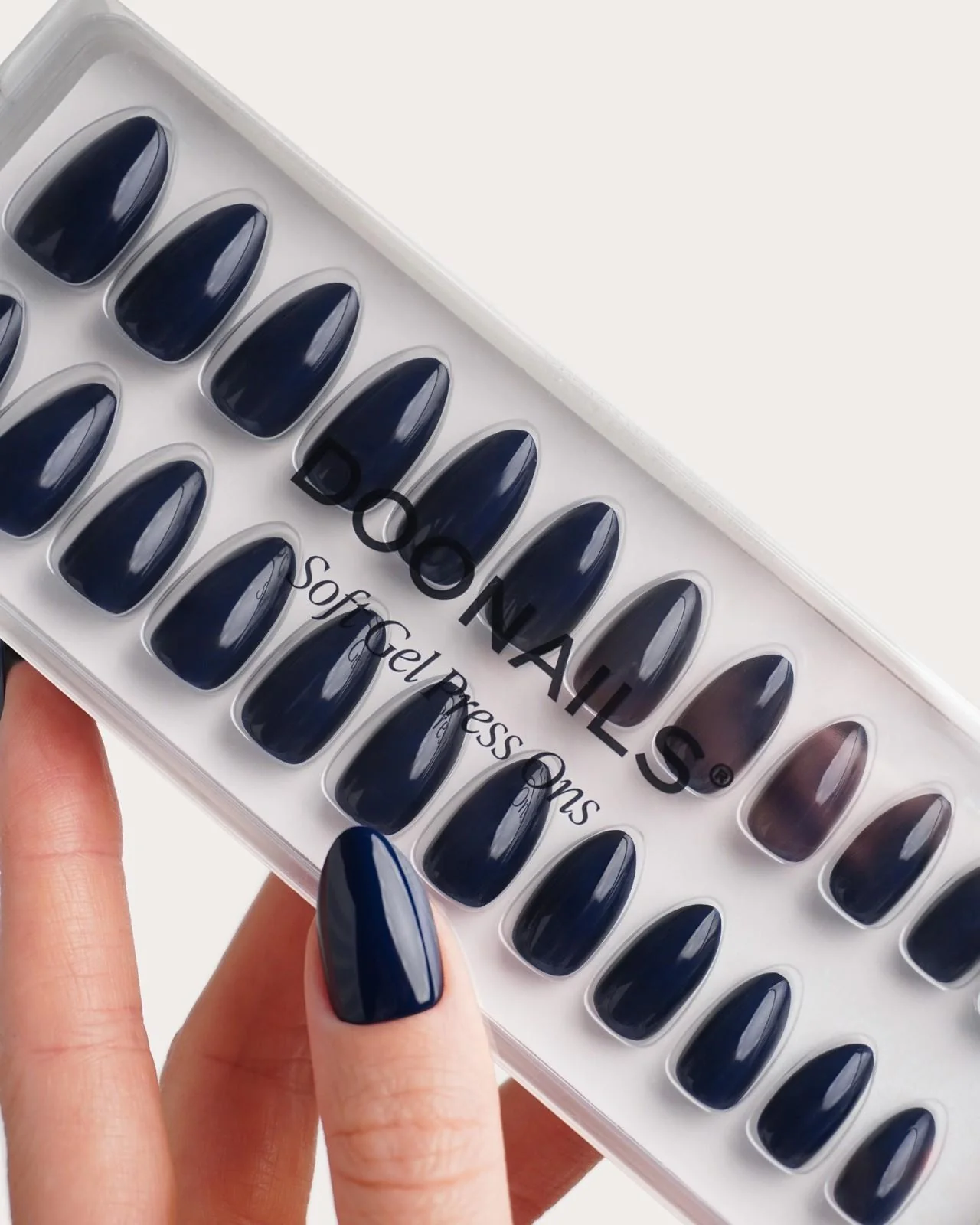 Ocean Short Almond Soft Gel Press Ons - Image 5