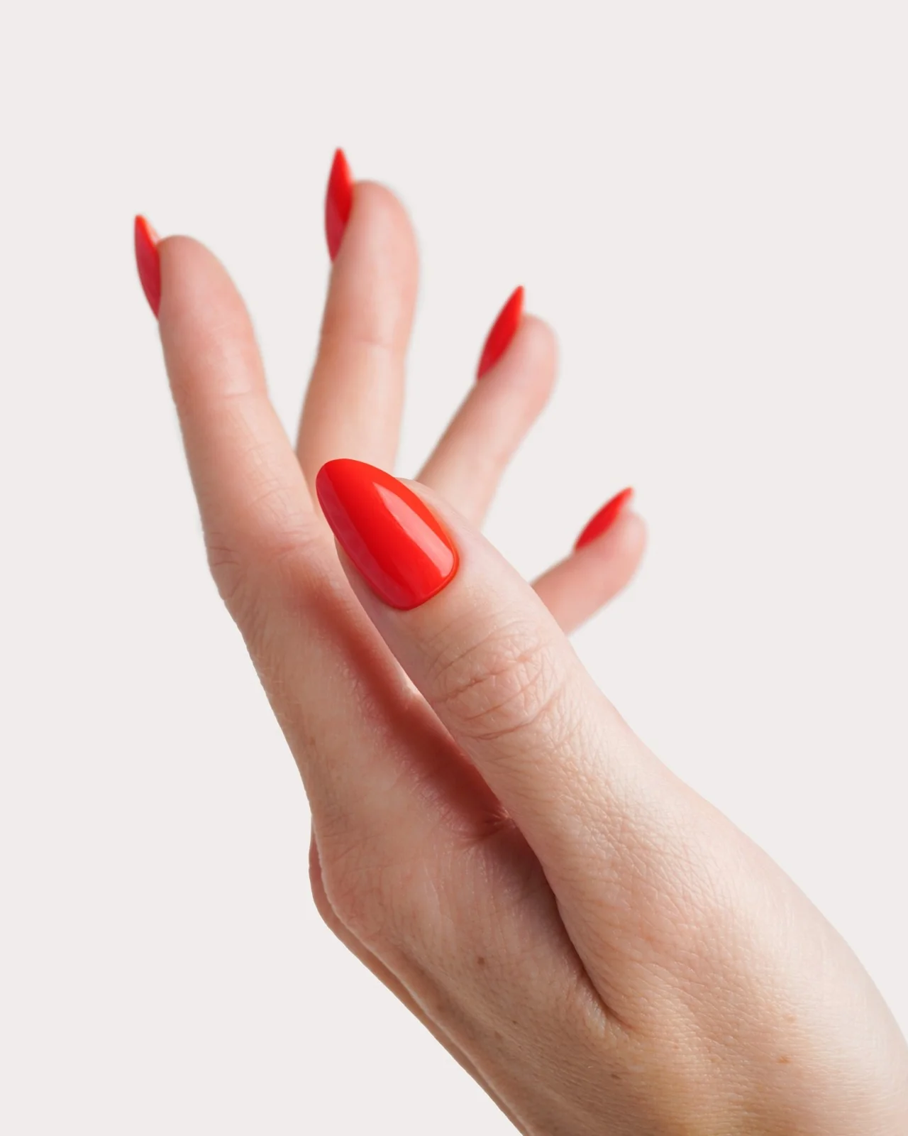 On Fire Short Almond Soft Gel Press Ons - Image 4