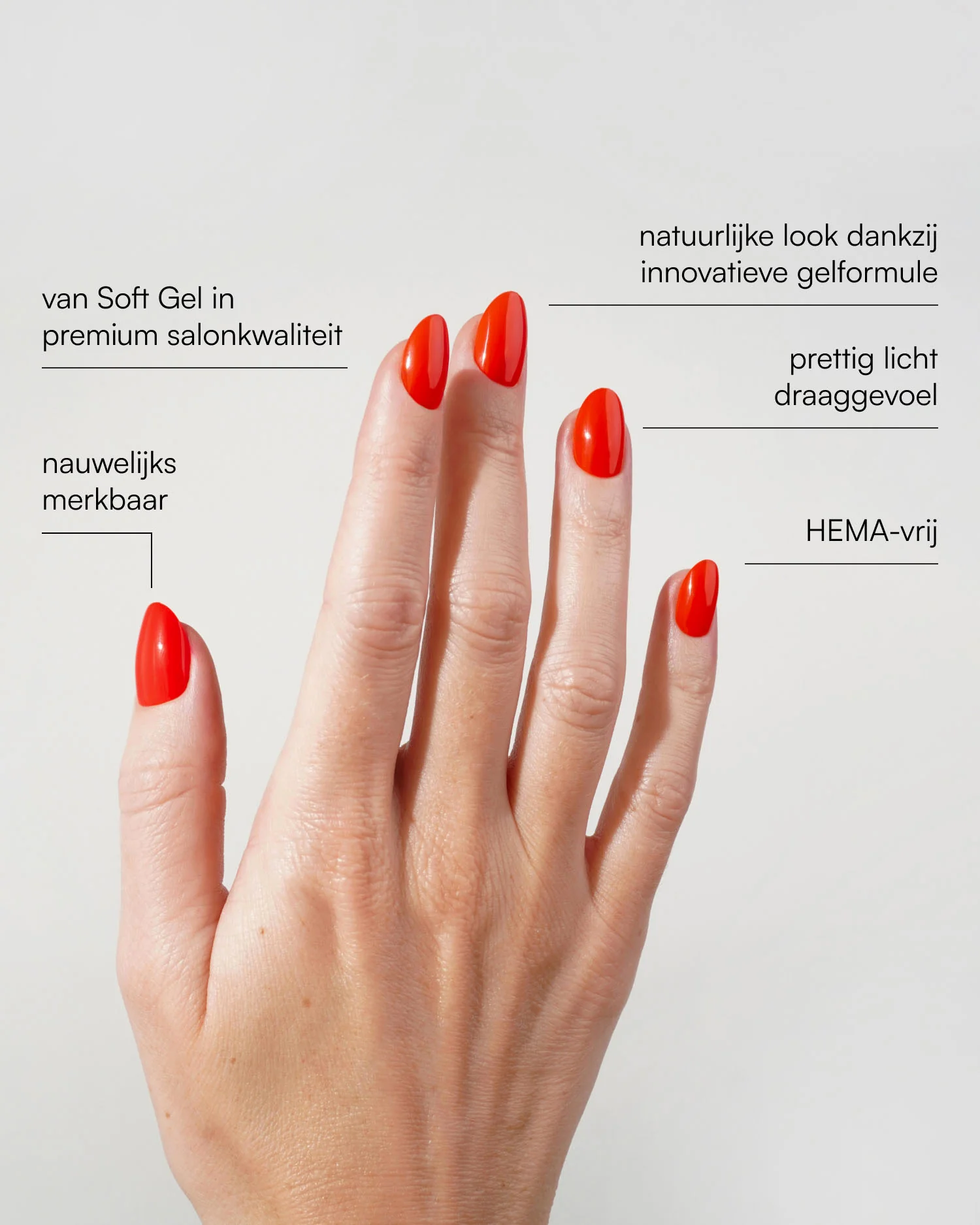 On Fire Short Round Soft Gel Press Ons - Image 3