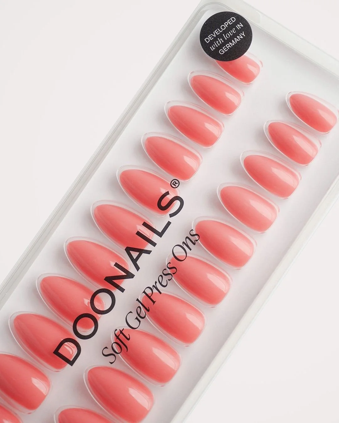 Peach Please Short Almond Soft Gel Press Ons - Image 5