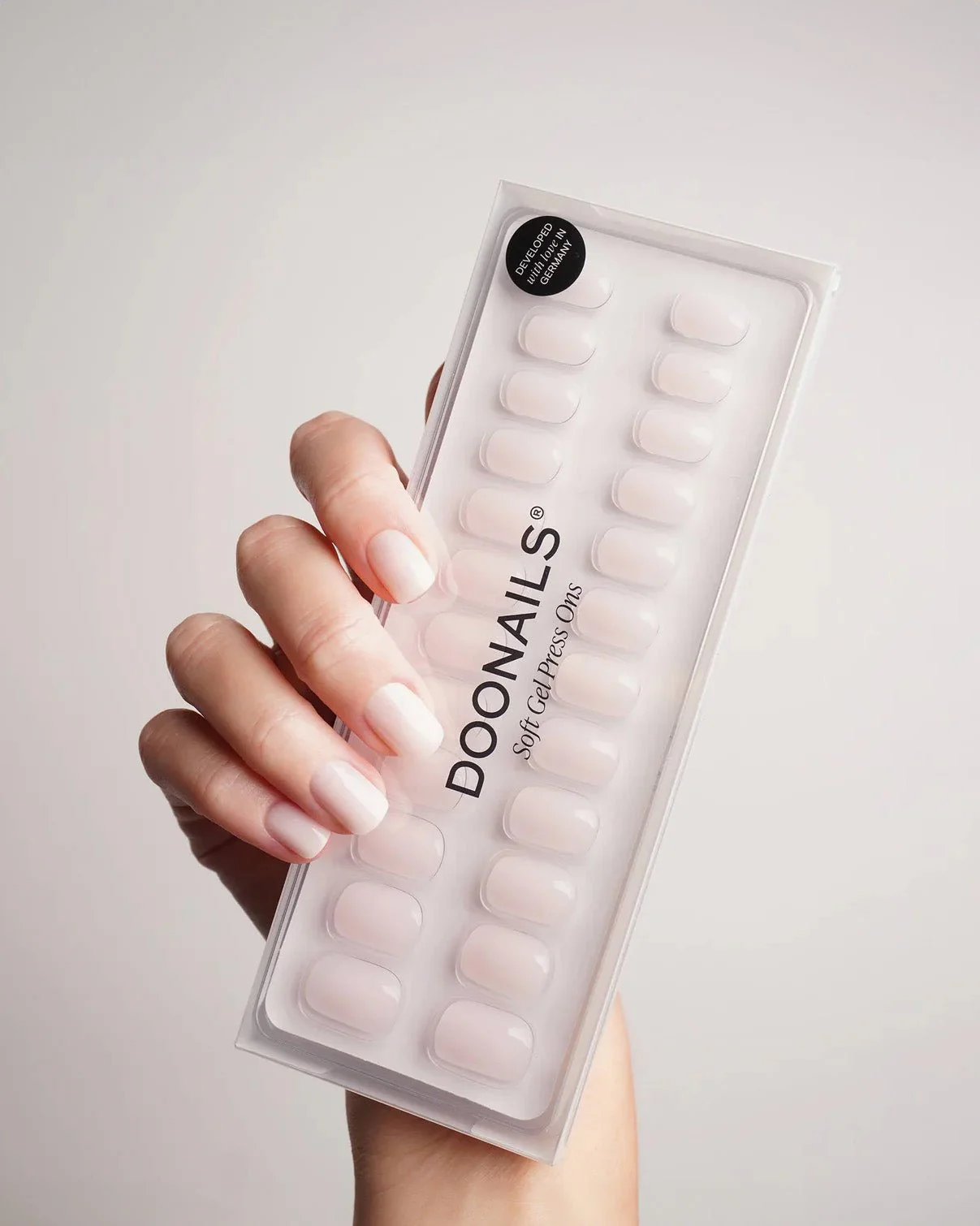Pillow Talk Extra Short Square Soft Gel Press Ons - Image 3