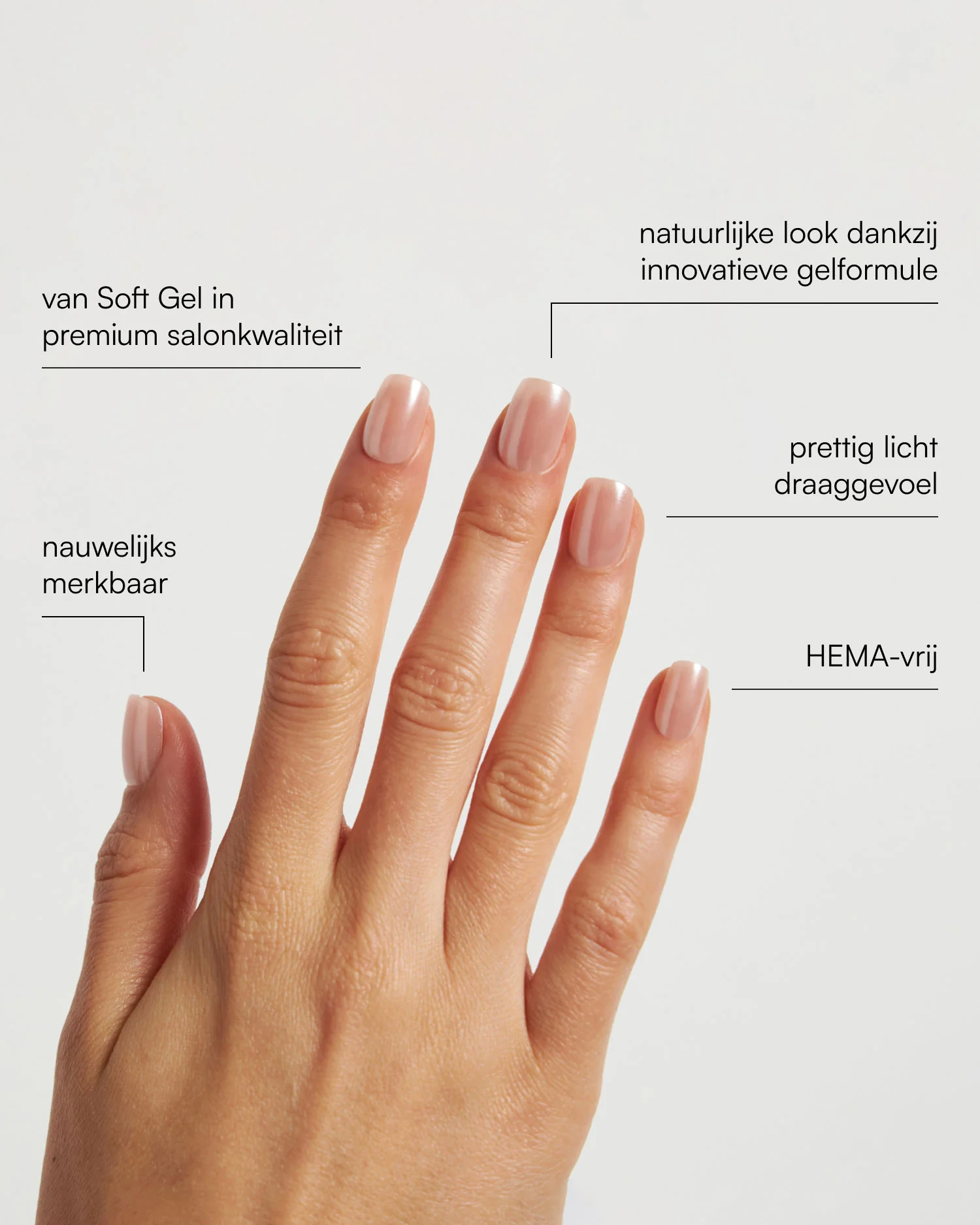 Prosecco Short Square Soft Gel Press Ons - Image 3