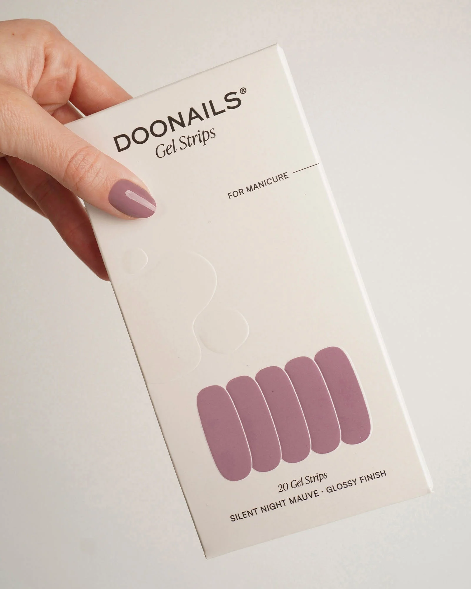 Silent Night Mauve Gel Strips - Image 3