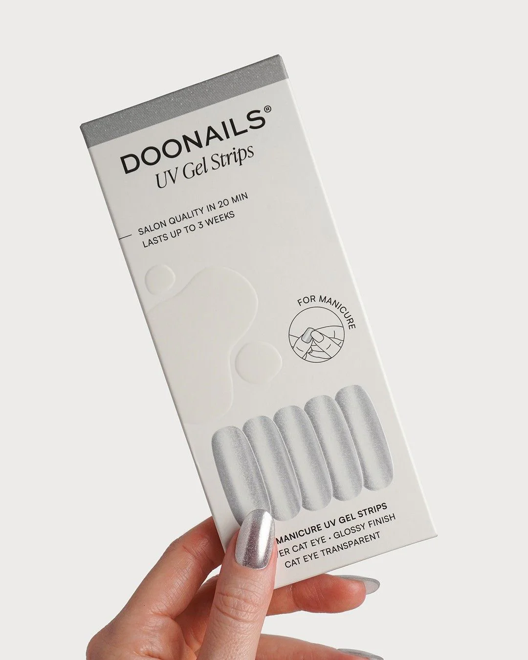 Silver Cat Eye Gel Strips - Image 6