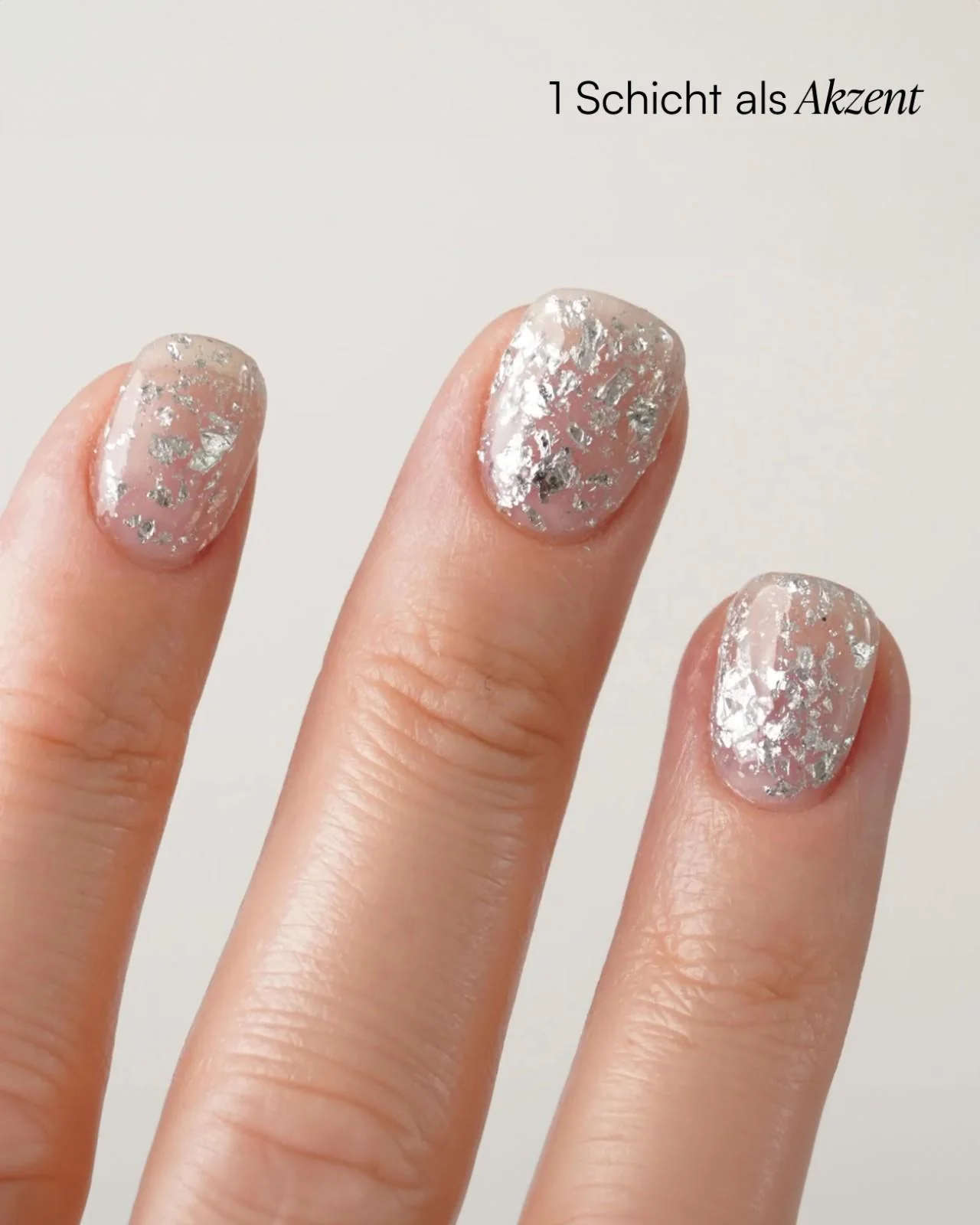 Silver Flakes Dipping Powder - Image 4