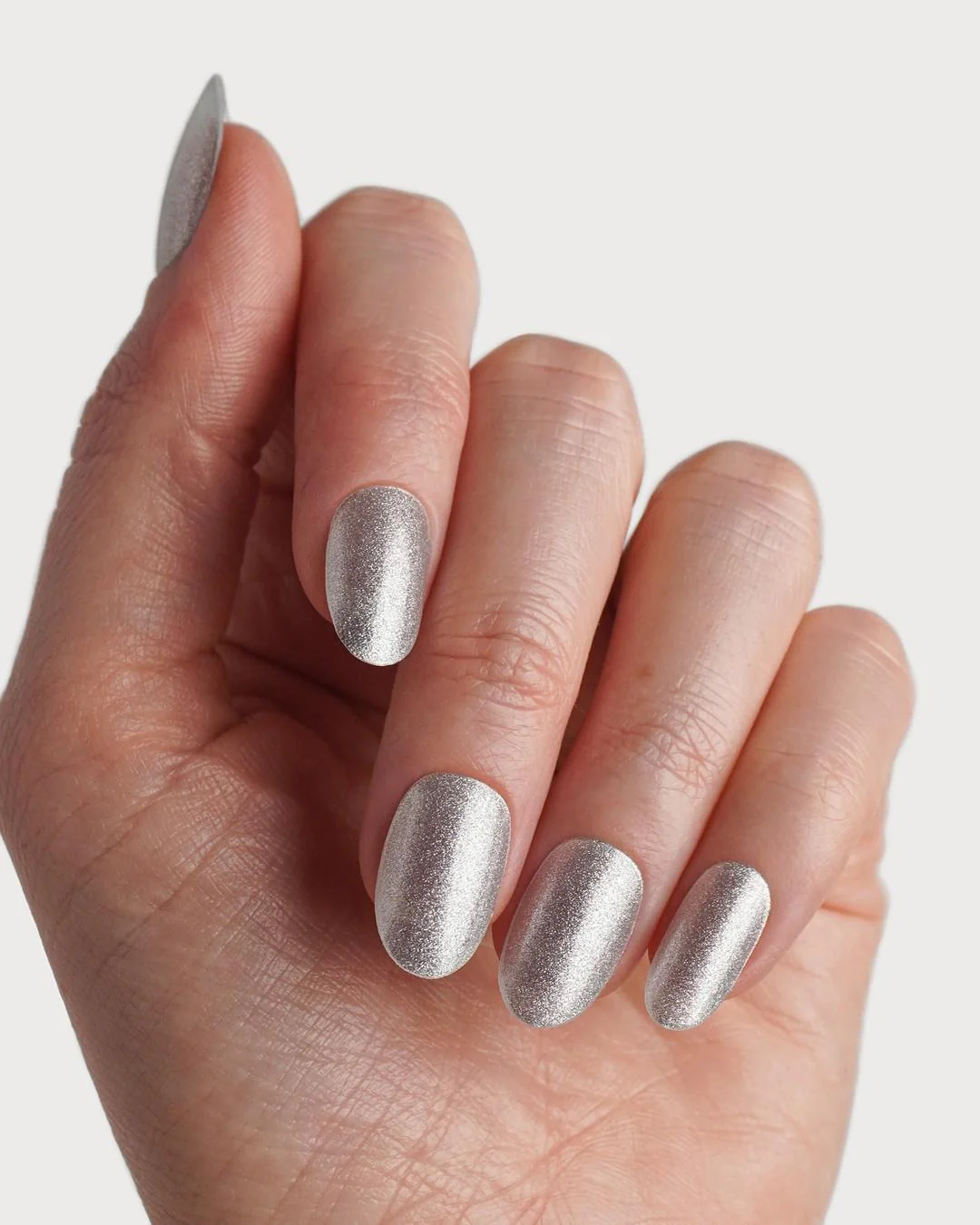 Silver Shimmer Gel Strips - Image 4