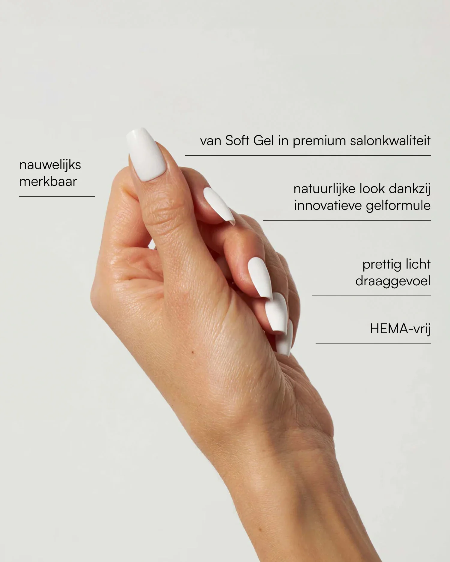 Snow White Short Coffin Soft Gel Press Ons - Image 3