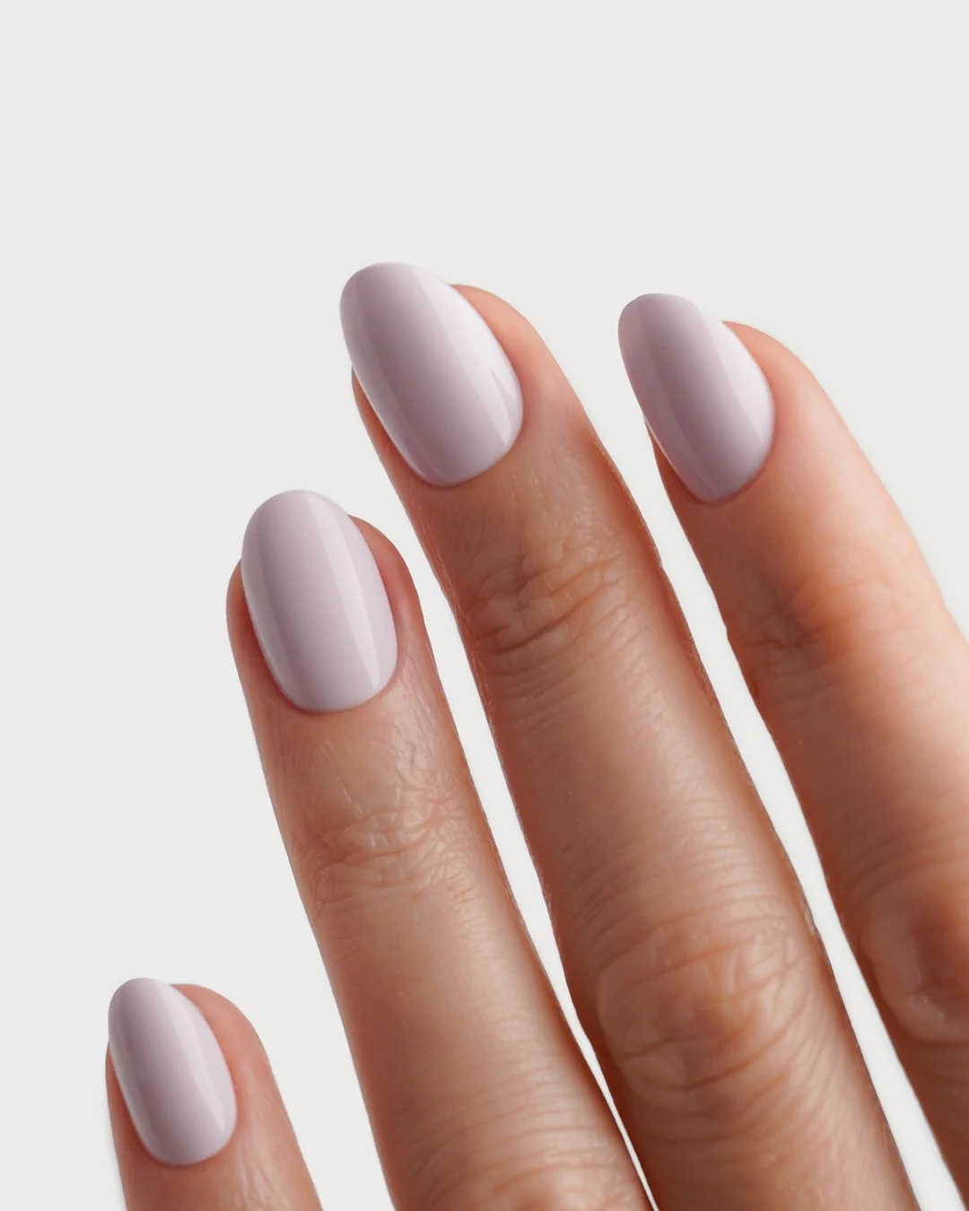 Soft Lilac Short Round Soft Gel Press Ons - Image 2